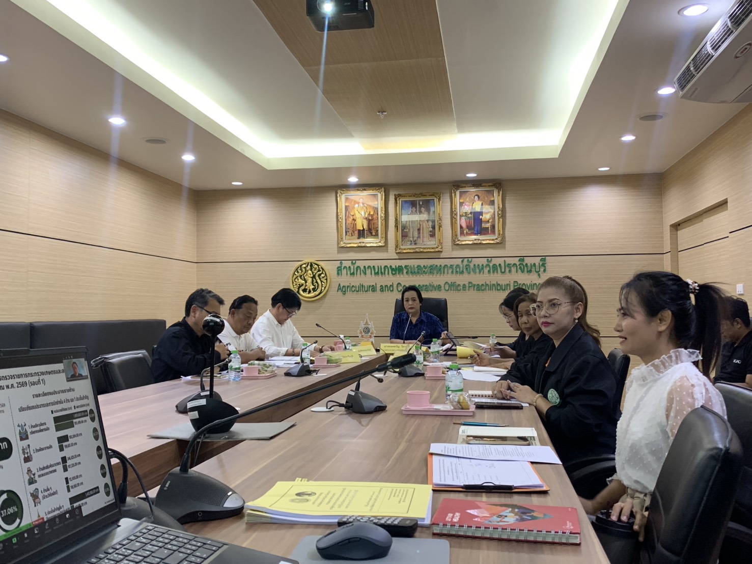 title - วันที่ 12 มีนาคม 2569 เวลา 09.00 น. นายวิทูล ประดิษฐบุญ ปฏิรูปที่ดินจังหวัดปราจีนบุรี  พร้อมด้วย นางสาวปาริชาติ ศรีปราชญ์ ผู้อำนวยการกลุ่มยุทธศาสตร์และการปฏิรูปที่ดิน  เข้าร่วมประชุม การตรวจติดตามการดำเนินงานตามแผนการตรวจราชการฯ ประจำปีงบประมาณ พ.ศ.2569  (รอบที่1)